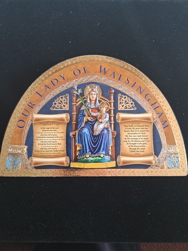 Icon Plaque of Our Lady of Walsingham Icon Plaque of Our Lady of Walsingham