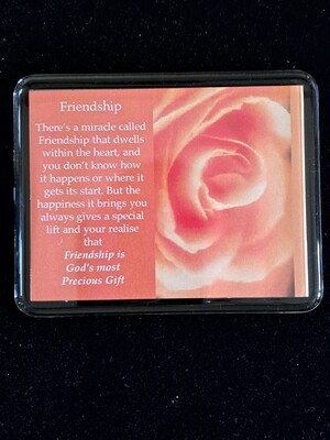 Acrylic Fridge Magnet: Friendship