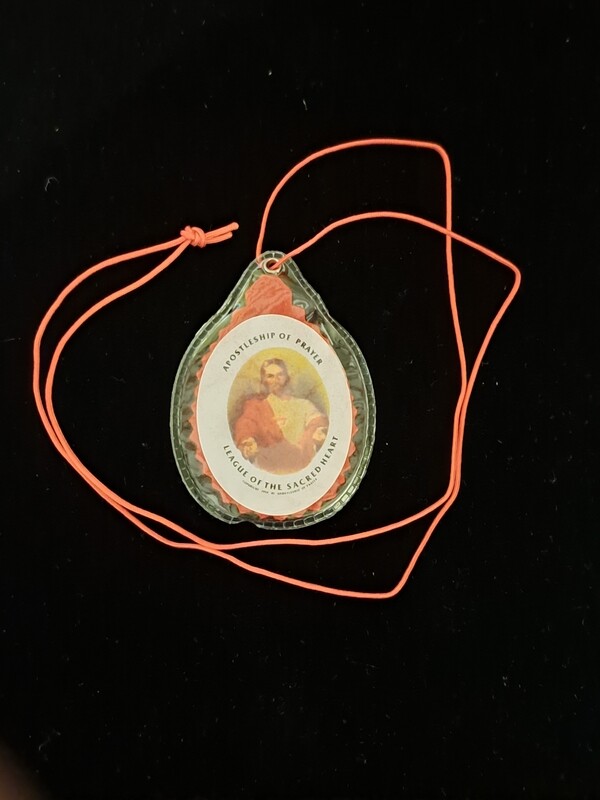 Laminated Sacred Heart Scapular