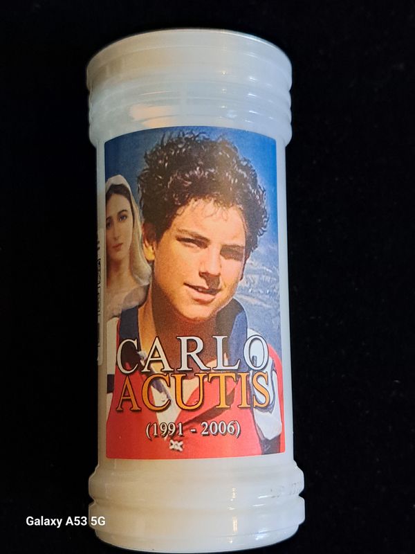 Carlo Acutis Pillar Candle