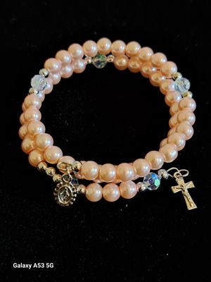 Coral Rosary Bracelet