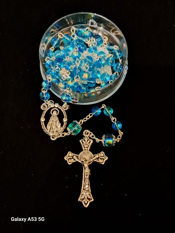 Birthstone Rosary: March