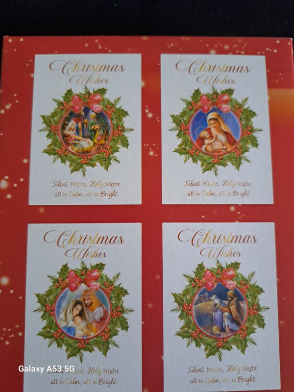Christmas Wishes Garland Cards
