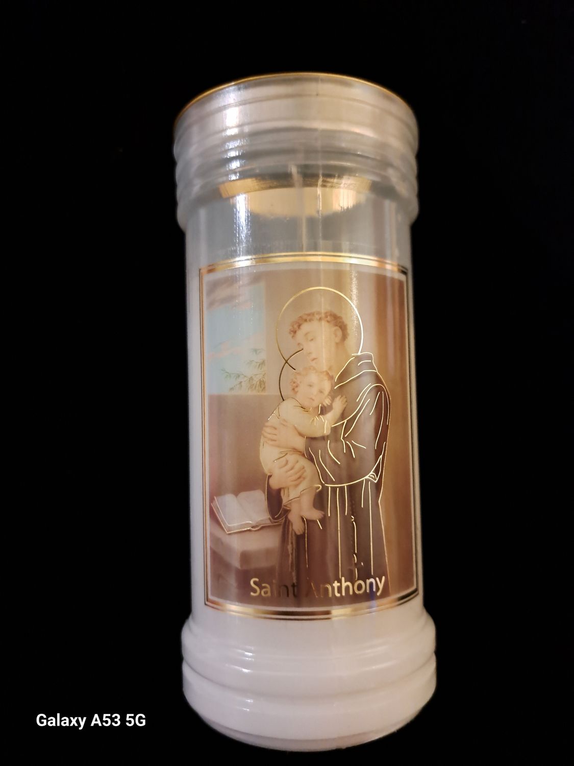 St Anthony of Padua Pillar Candle St Anthony of Padua Pillar Candle