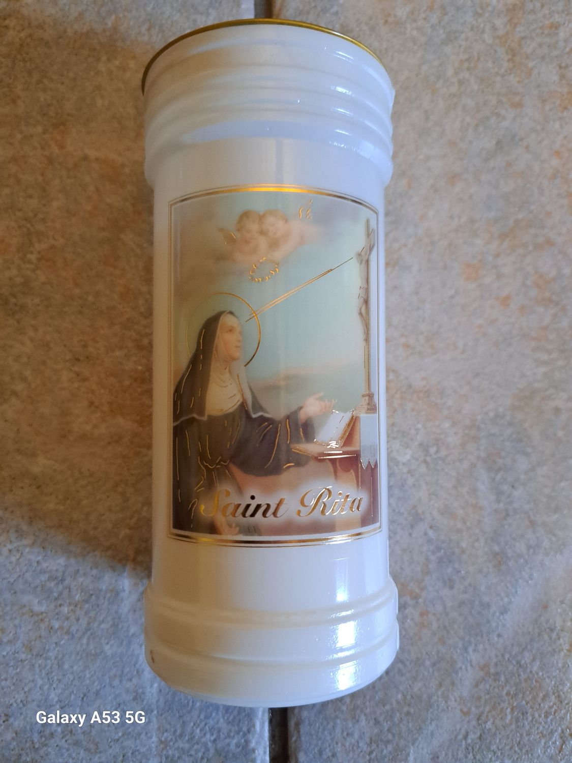 St Rita of Casia Pillar Candle
