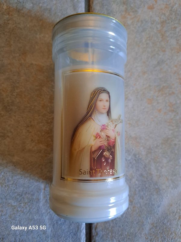 St Therese of Lisieux Pillar Candle