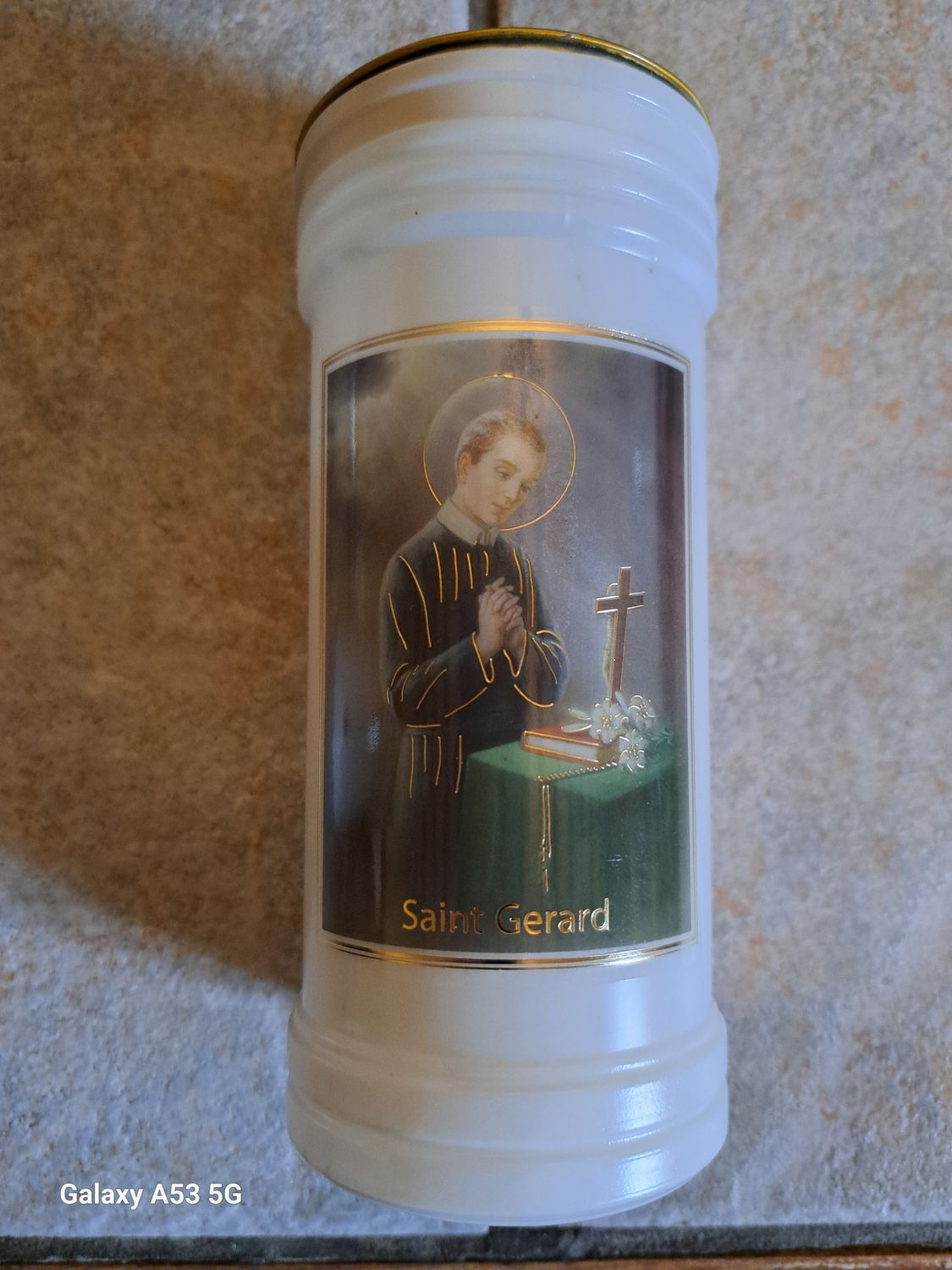 St Gerard Majella Pillar Candle