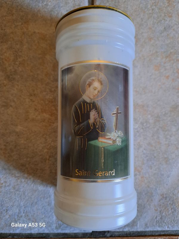 St Gerard Majella Pillar Candle