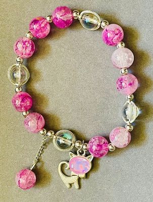 Rose Pink Sri Lankan Bracelet