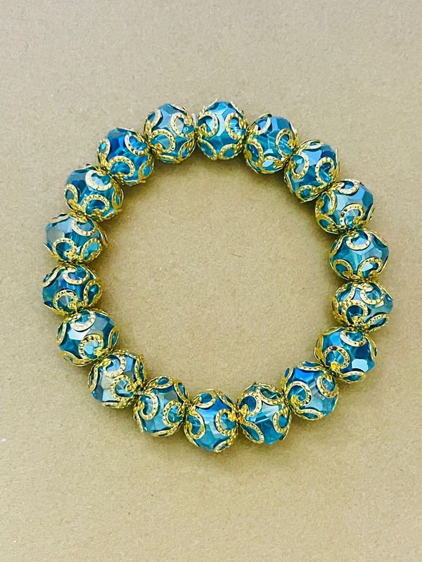 Blue and Golden Sri Lankan Bracelet