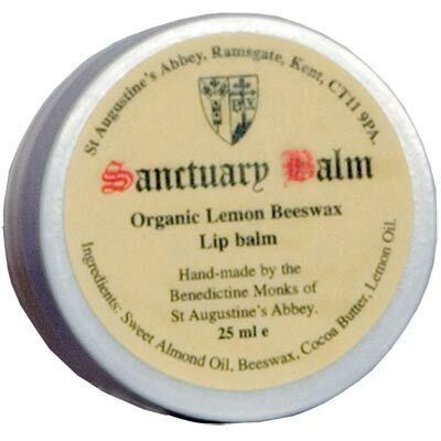 25ml Sanctuary Organic Lemon Beeswax Lip Balm