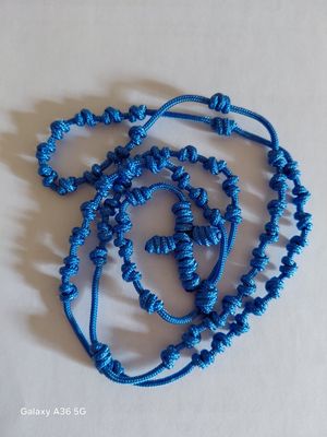 Chilworth Corded Rosary: Blue: Small