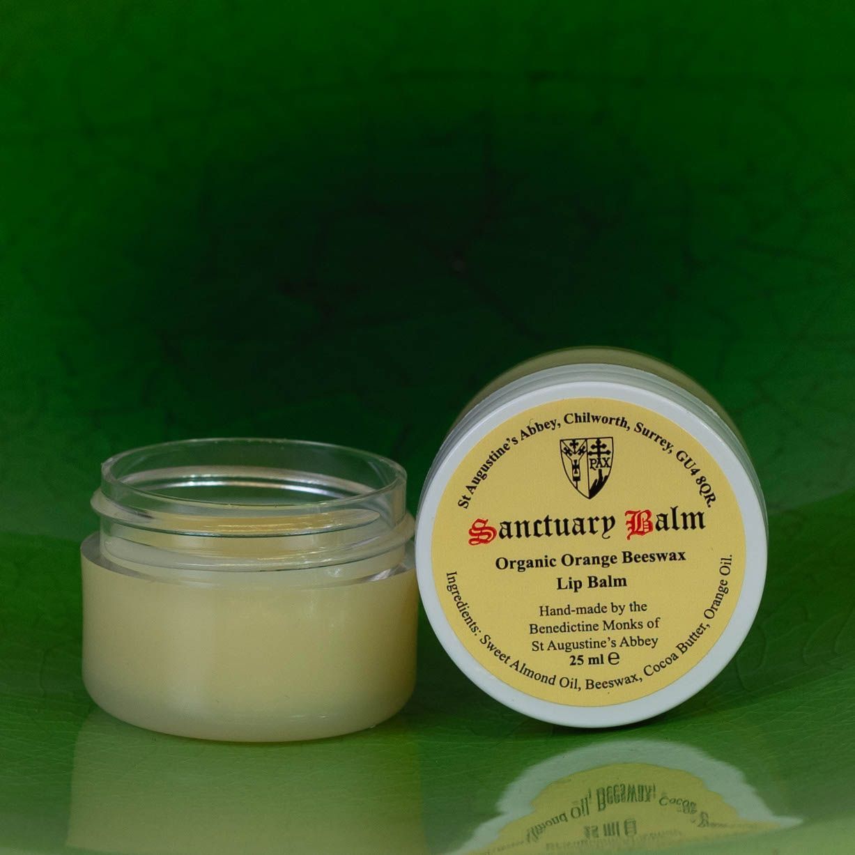 25ml Sanctuary Organic Orange Beeswax Lip Balm