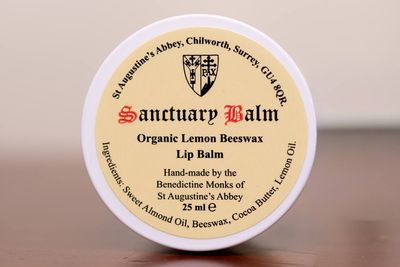 25ml Sanctuary Organic Lemon Beeswax Lip Balm