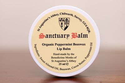 25ml Sanctuary Organic Peppermint Beeswax Lip Balm
