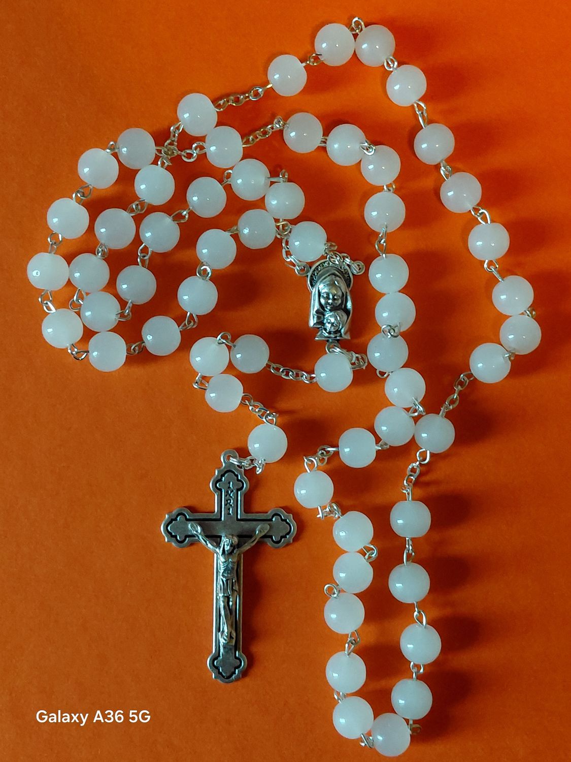 White Pearl Rosary