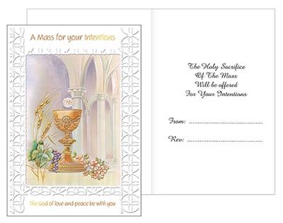 Mass Intention Card