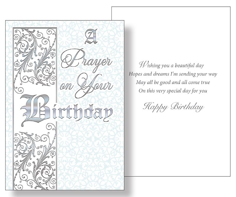 'A Prayer on your Birthday' Card