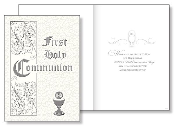 First Holy Communion Card