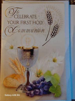 First Holy Communion Card 2