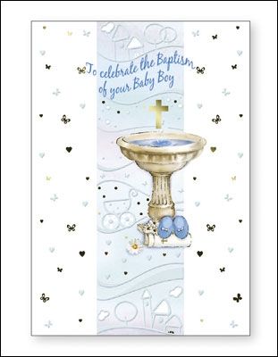 Sacrament of Baptism Card
