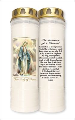 Seven Day Our Lady of Grace Votive Candle Seven Day Our Lady of Grace Votive Candle