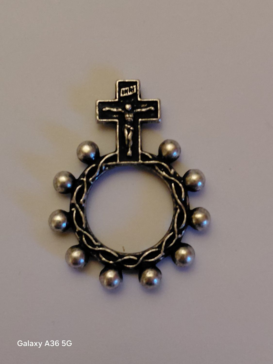 Rosary Ring with Crucifix