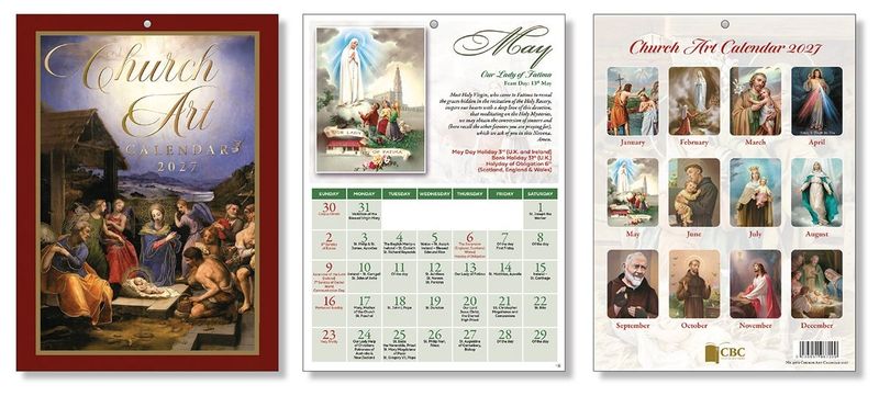 Church Art Calendar 2027