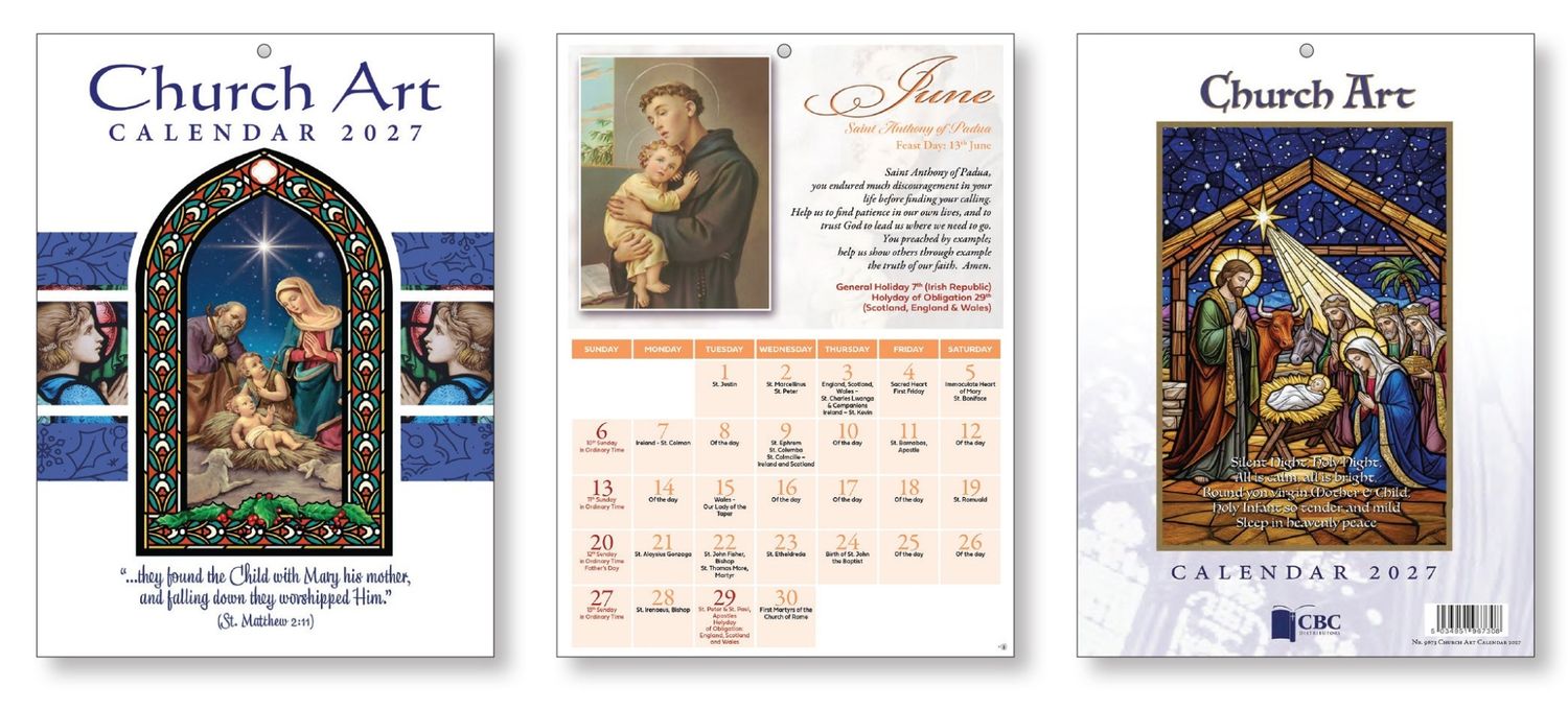 Nativity Church Art Calendar 2027
