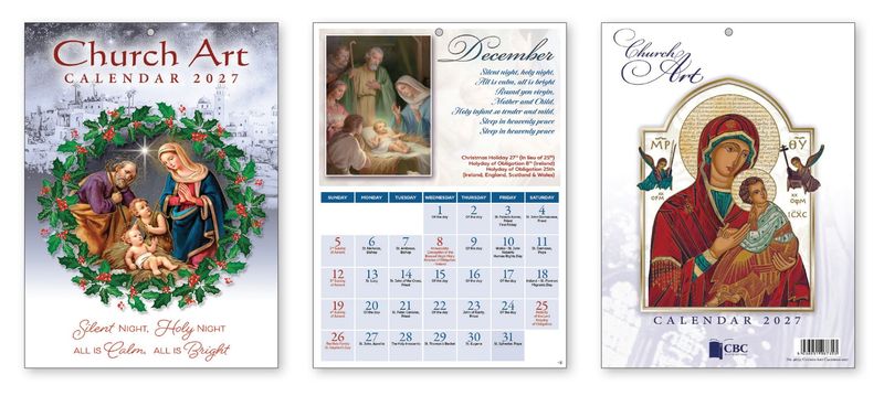 Church Art Calendar 2027 Church Art Calendar 2027