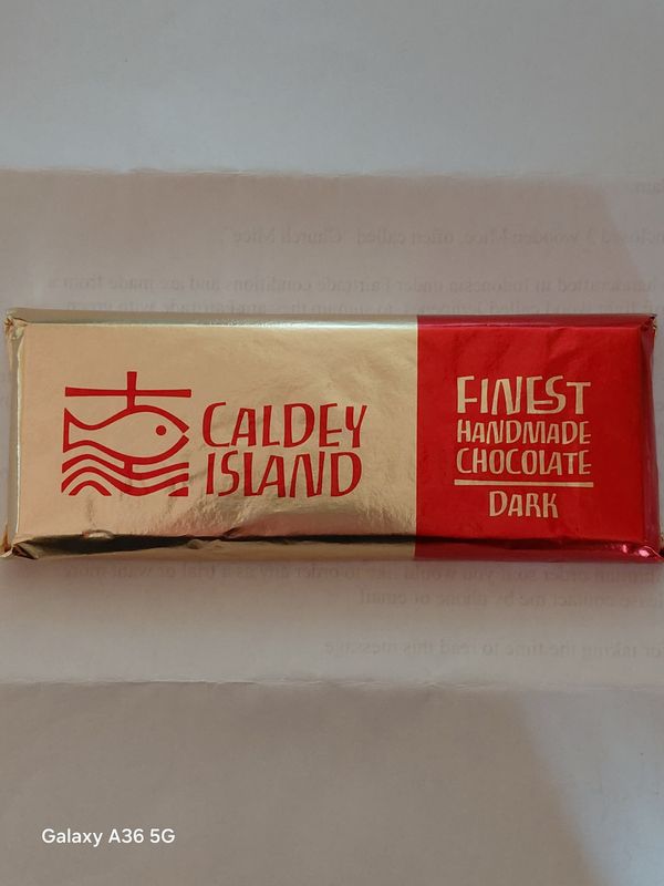 Caldey Island Finest Handmade Dark Chocolate
