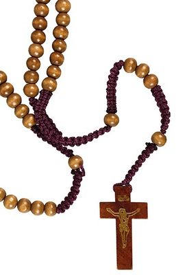 Green and Purple Corded Rosary Green and Purple Corded Rosary