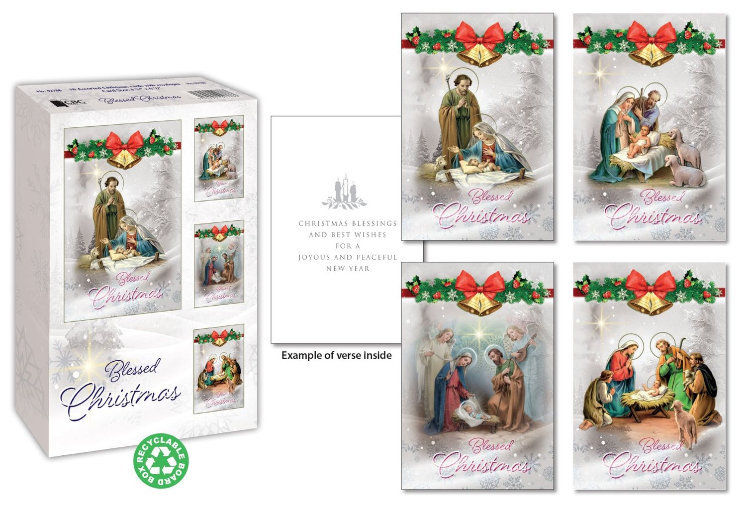 'Blessed Christmas' Cards 'Blessed Christmas' Cards