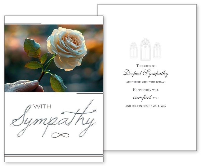 With Sympathy Card With Sympathy Card