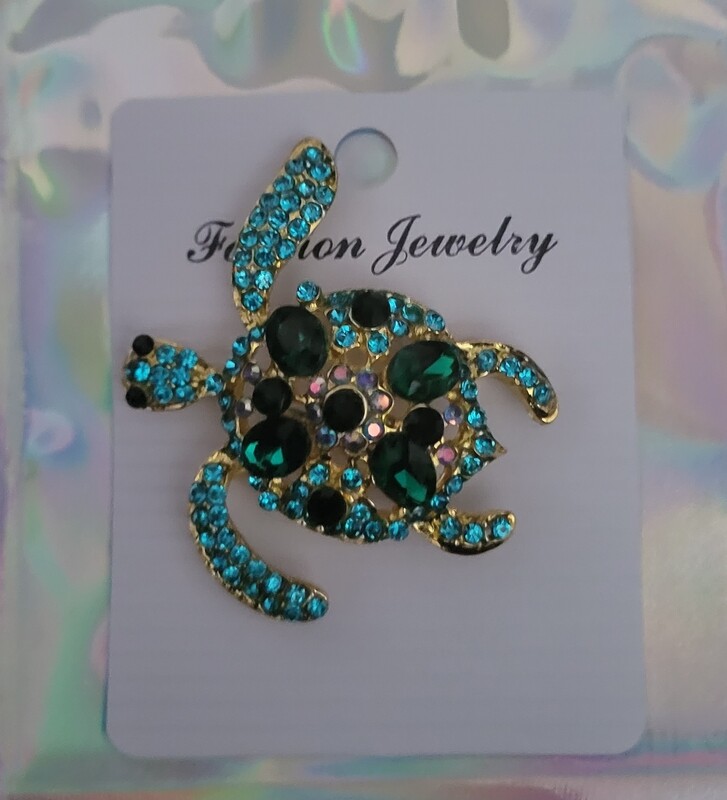 Iota Turtle Brooches