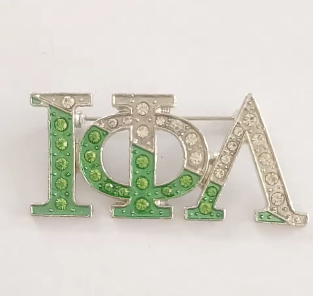 Iota Diamond Brooch Green