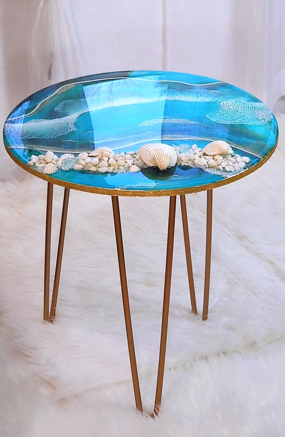 Vonka's Ocean Theme Side Table