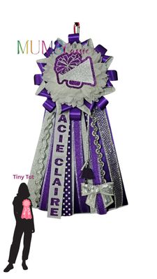 Tiny Tot Homecoming Mum/Garter