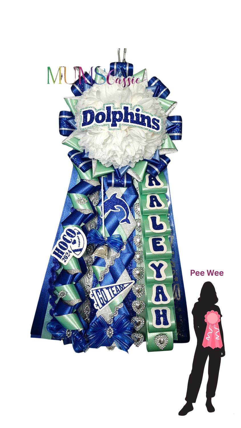 Pee Wee Homecoming Mum/Garter