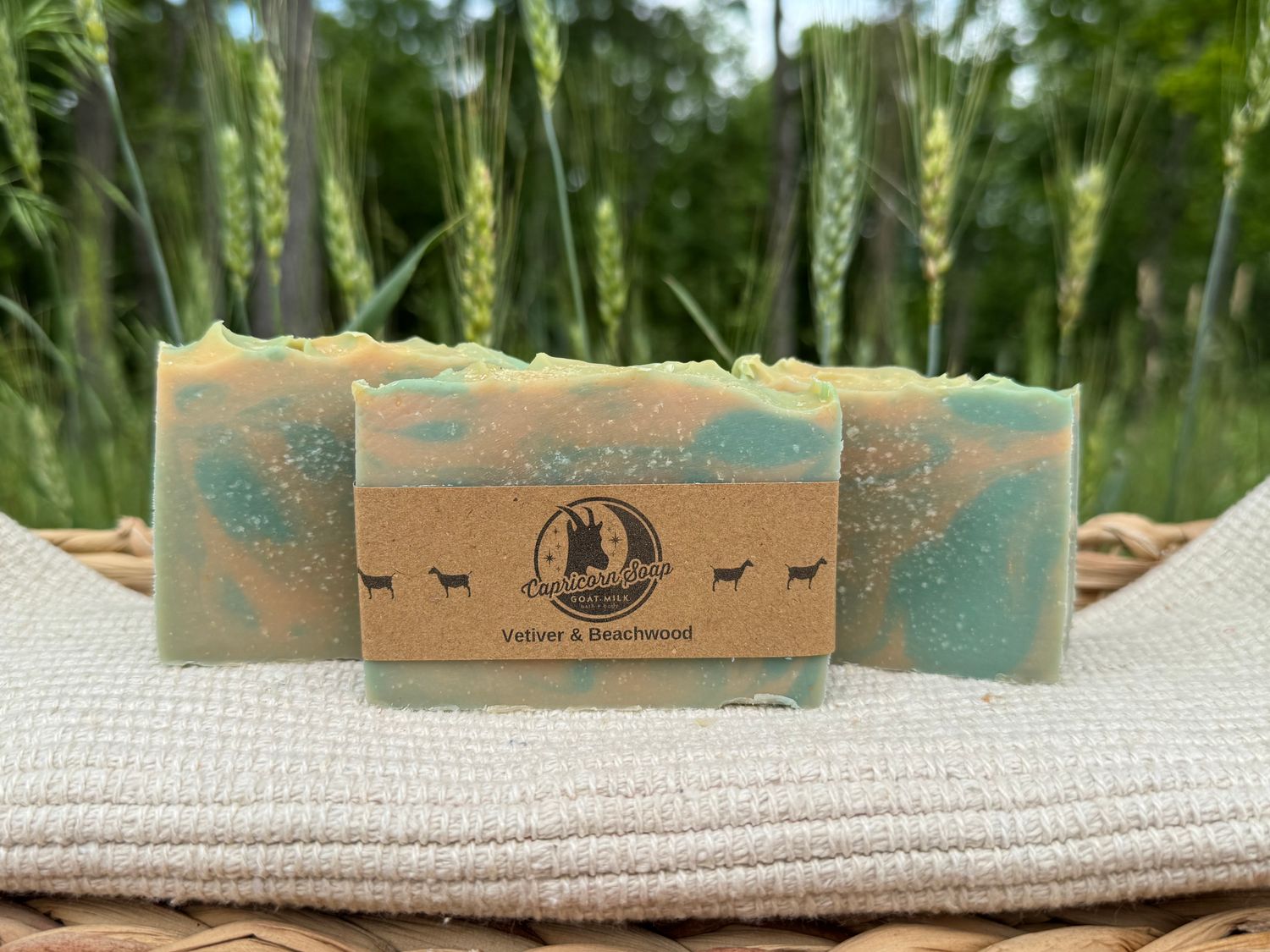 Goat Yogurt Soap: Vetiver &amp; Beachwood