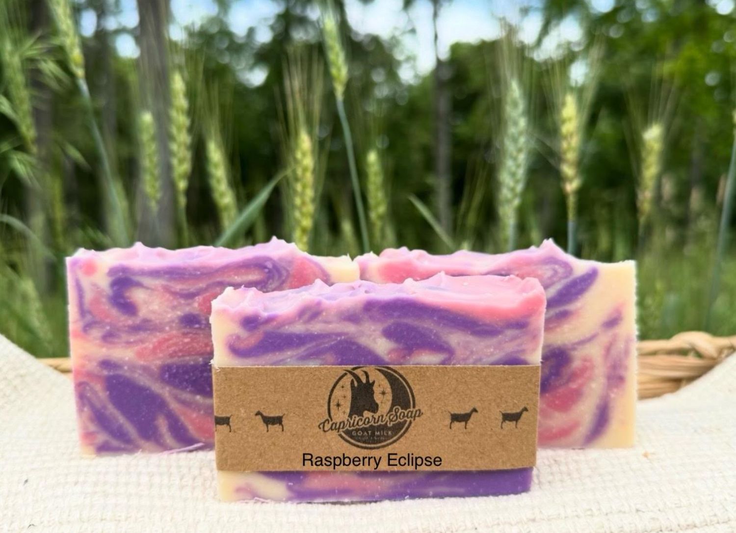 Goat Yogurt Soap: Raspberry Eclipse