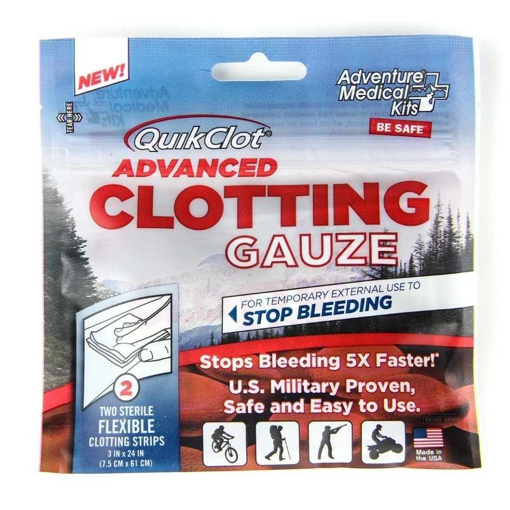 QuikClot Gauze (2 strips)