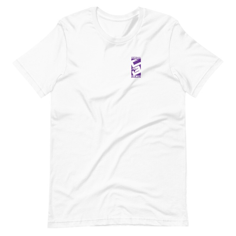 Pabz Purple CritiQual Builds Short-Sleeve Unisex T-Shirt
