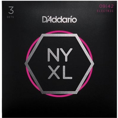 D'Addario 09-42  3 Pack