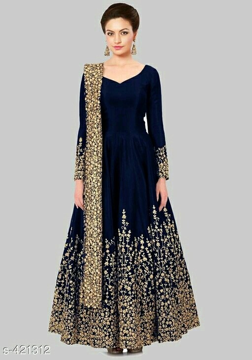 Drashti Embroidered Anarkali Salwar Suits &amp; Dress 
