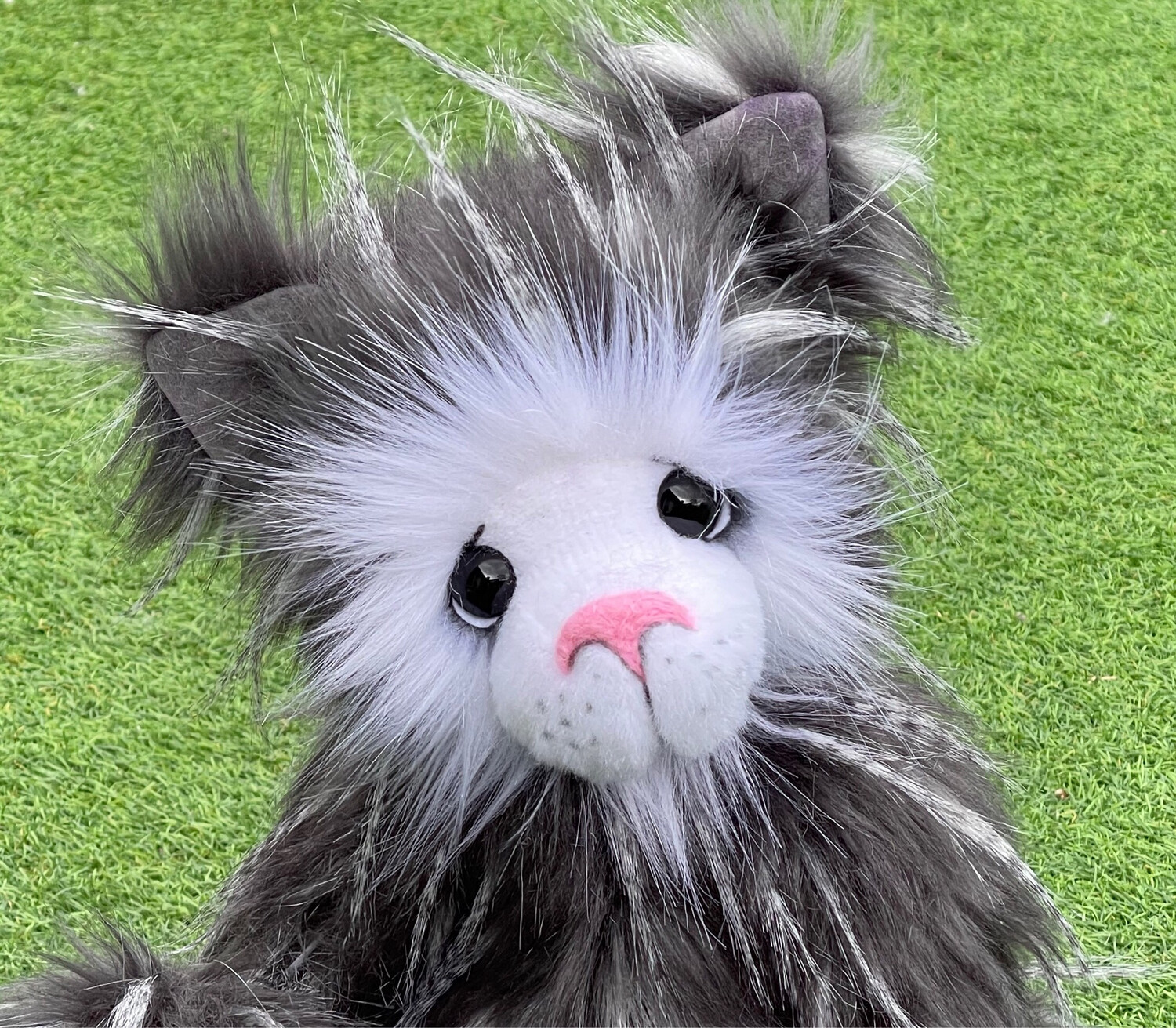 Alley Cat Realistic Cat Puppet Black Cat Paper Puppet Articulated