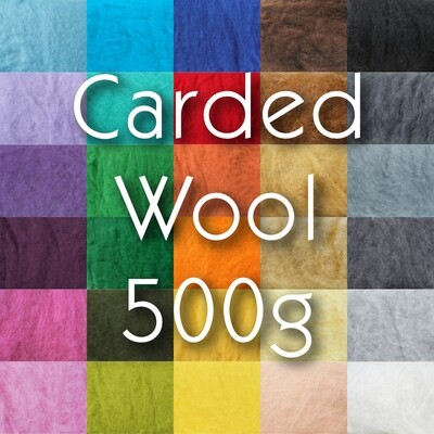 Wool Batts 500g