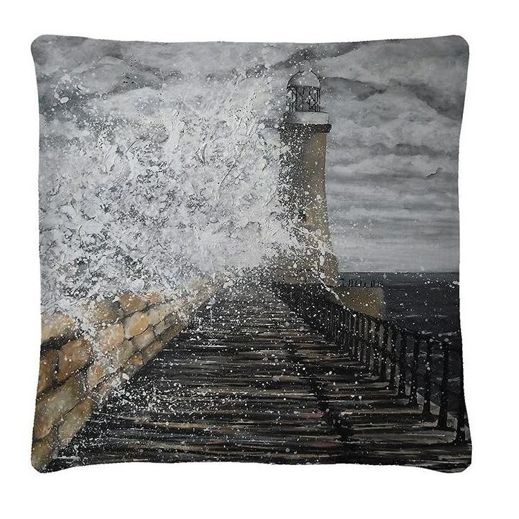 Tynemouth Pier Jane Cushion