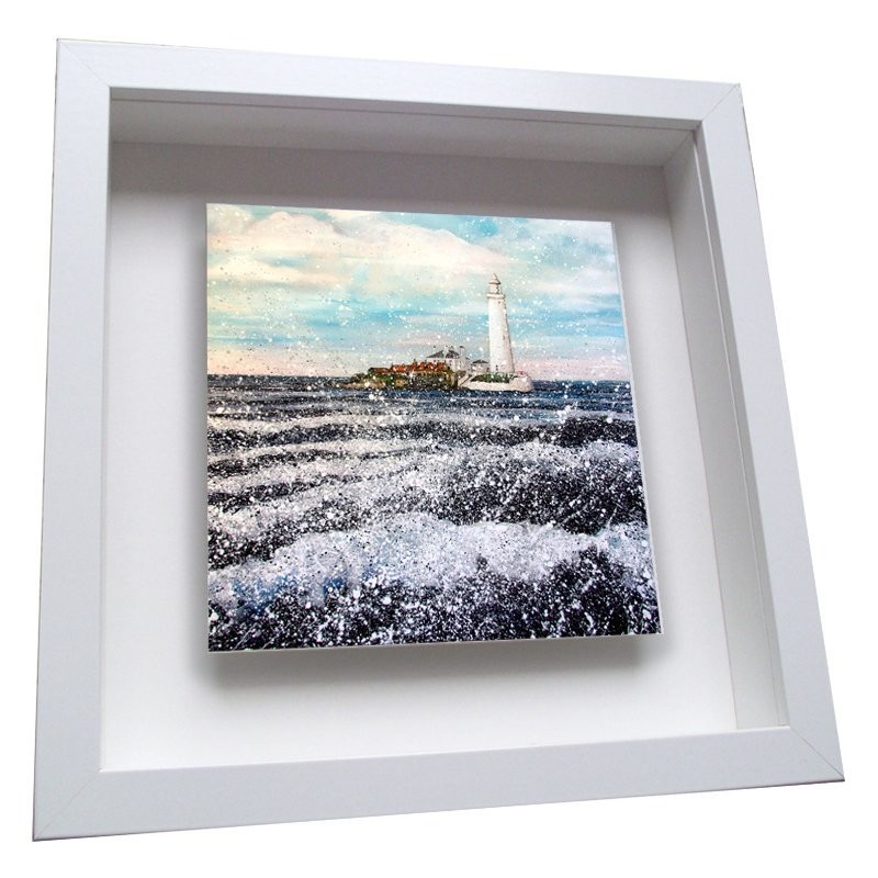 St Marys Whitley Bay - Framed Ceramic Tile