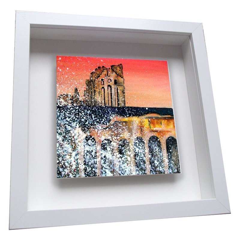 Tynemouth Priory - Framed Ceramic Tile